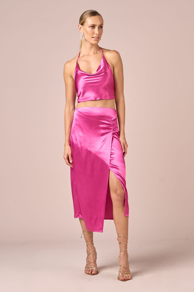 SAIA MIDI CETIM - ROSA P - ROSA - 223495