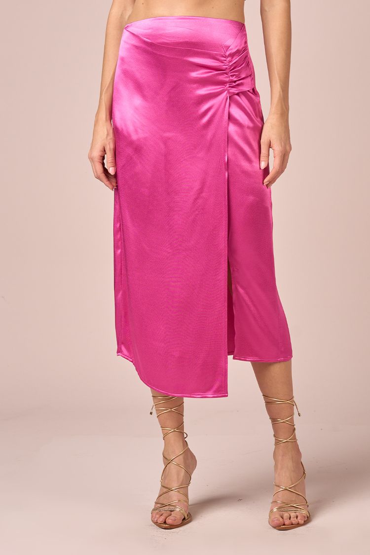 SAIA MIDI CETIM - ROSA P - ROSA - 223510