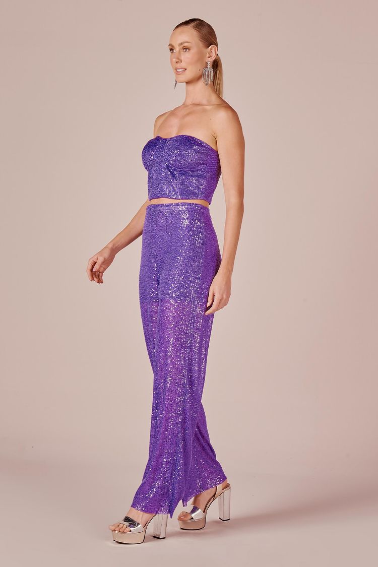 CALCA RETA PAETE - VIOLETA PP - VIOLETA - 228319