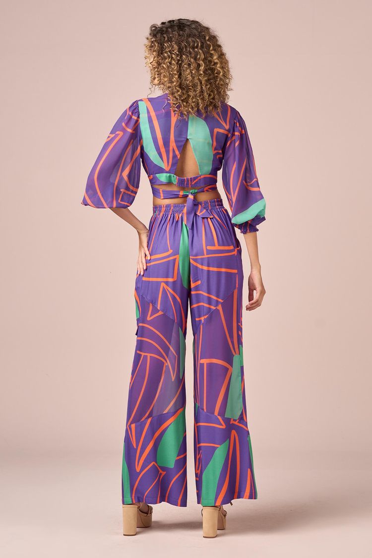 PERVERZE Double Mohair Cropped Tops パープル PERVERZE Double Mohair Cropped Tops パープル PERVERZE Double