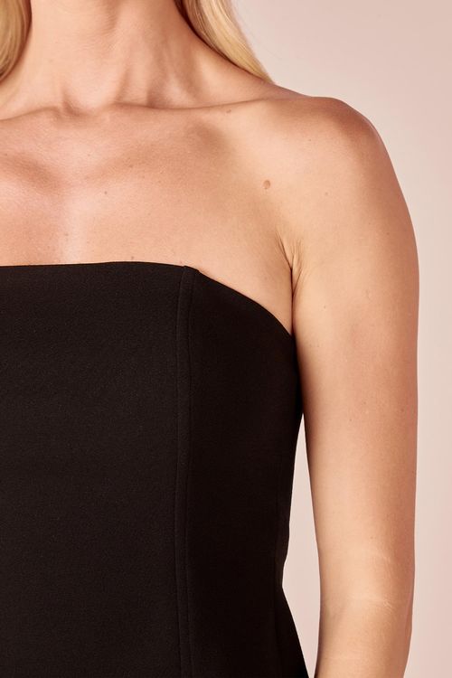 CROPPED TOMARA QUE CAIA -PRETO