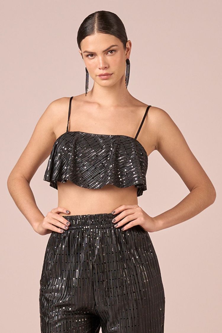 TOP RETO NIGHT - PRETO G - PRETO - 229969