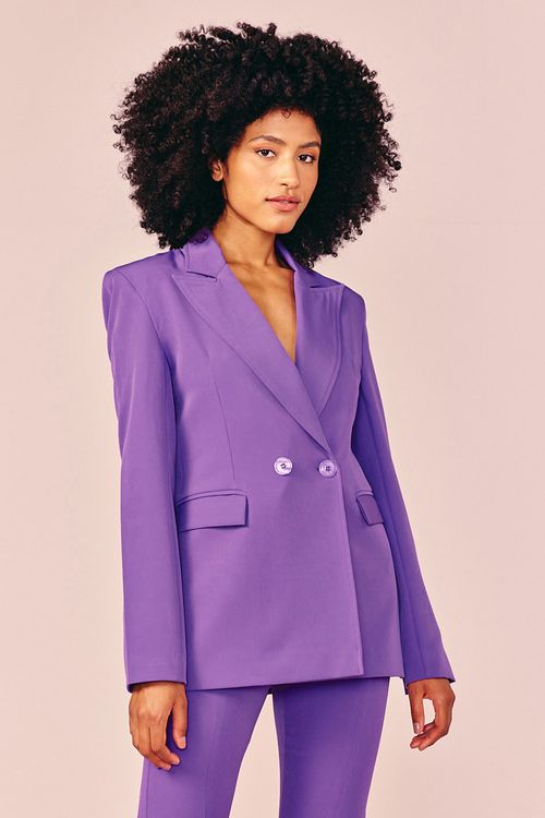 BLAZER 6 BOTOES -PURPLE