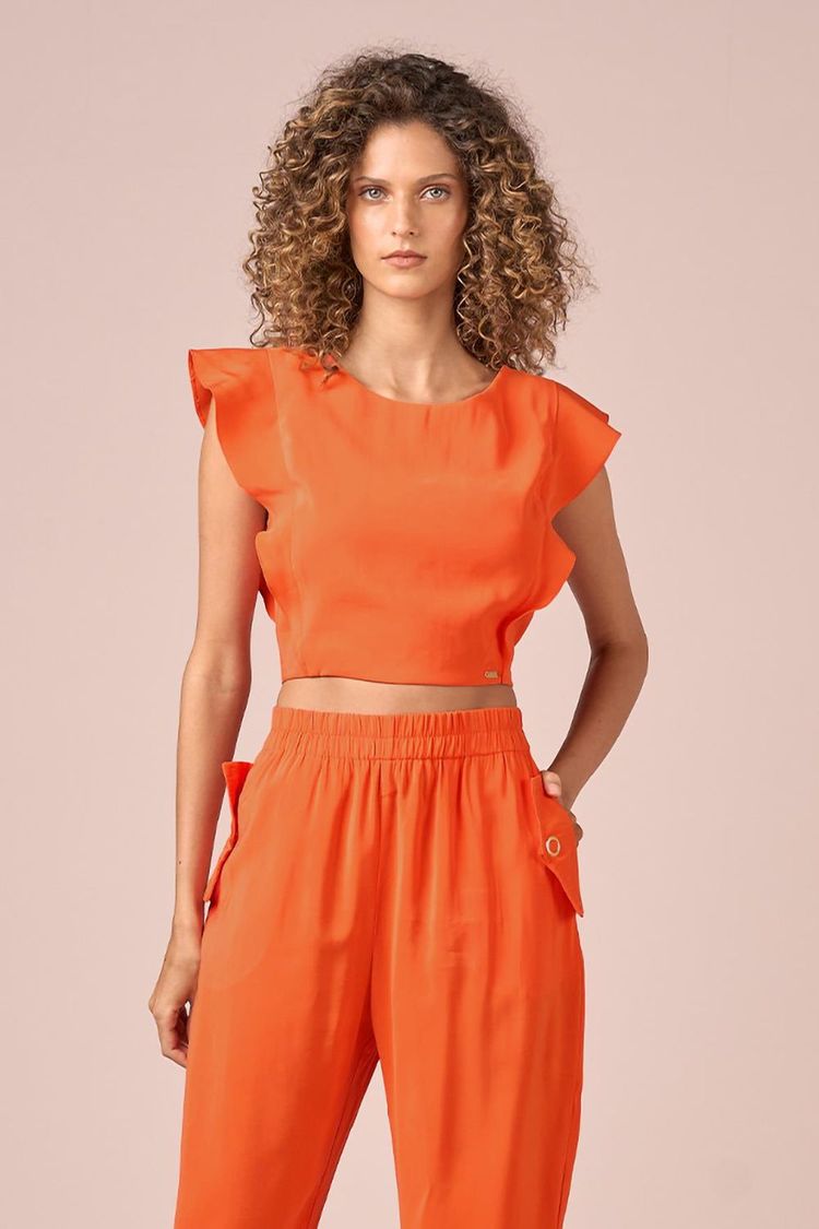 CROPPED AMARRACAO COSTAS - PAPAIA PP - PAPAIA - 231793