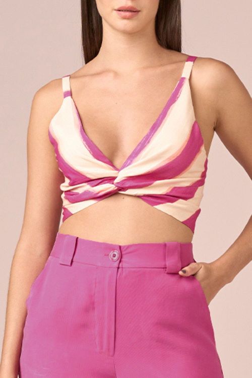 TOP TORCAO FRENTE - EST LISTRADO NAVY ROSA