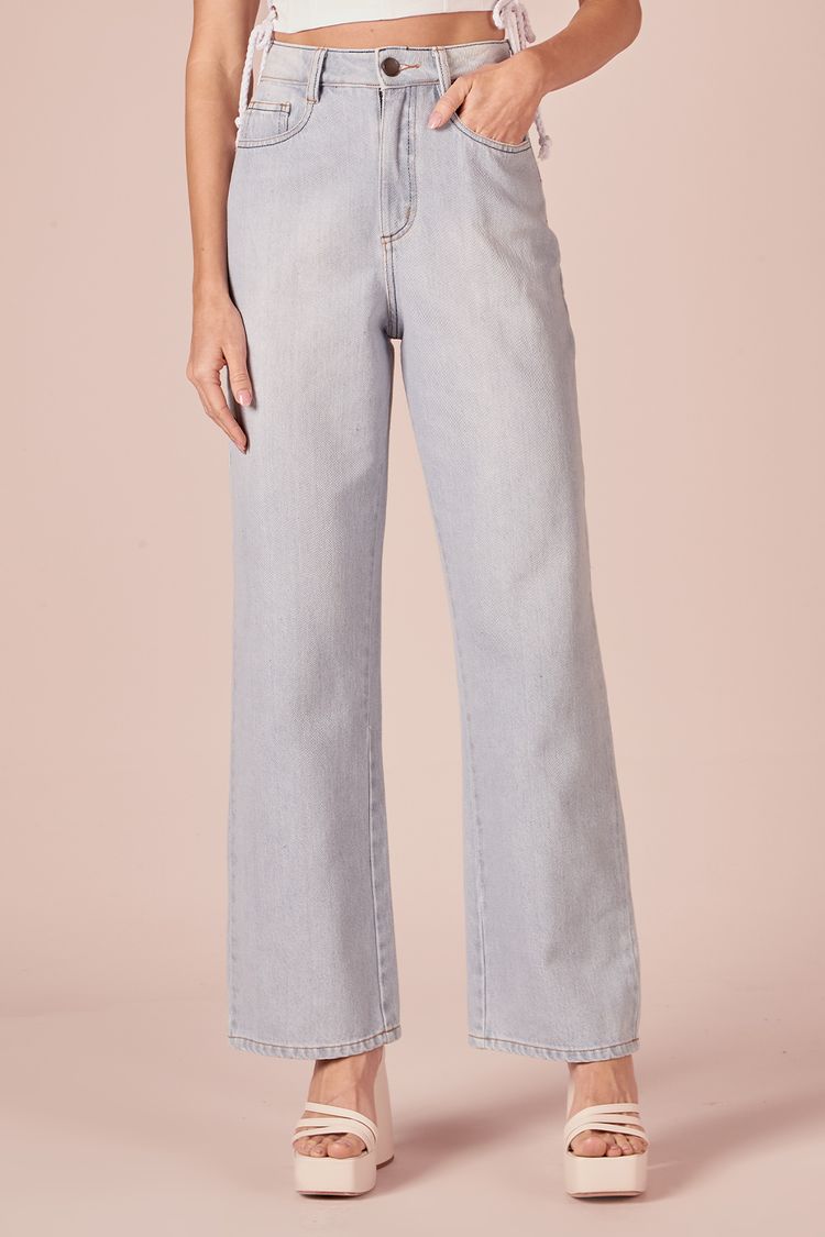 CALCA JEANS BASICA - JEANS CLARO 36 - JEANS CLARO - 232592