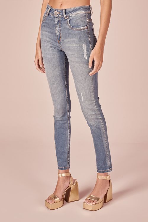 CALCA JEANS SKINNY PUIDOS - JEANS