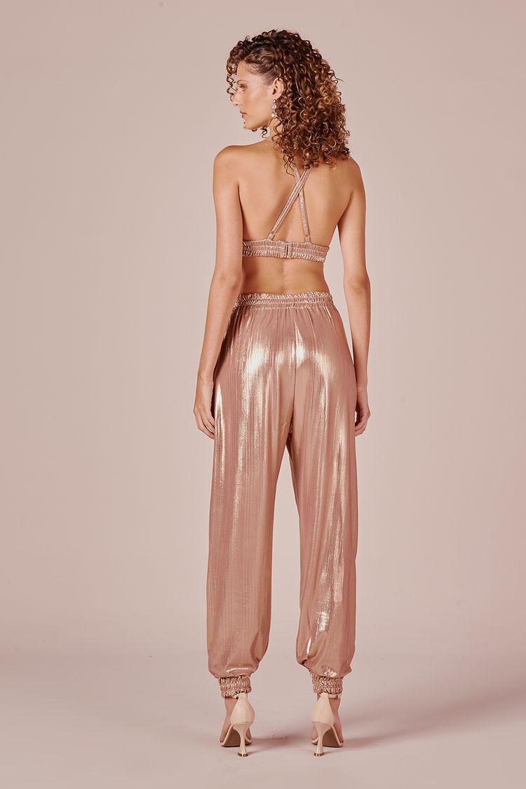 TOP TRIANGULO MALHA - ROSE PP - ROSE - 232904