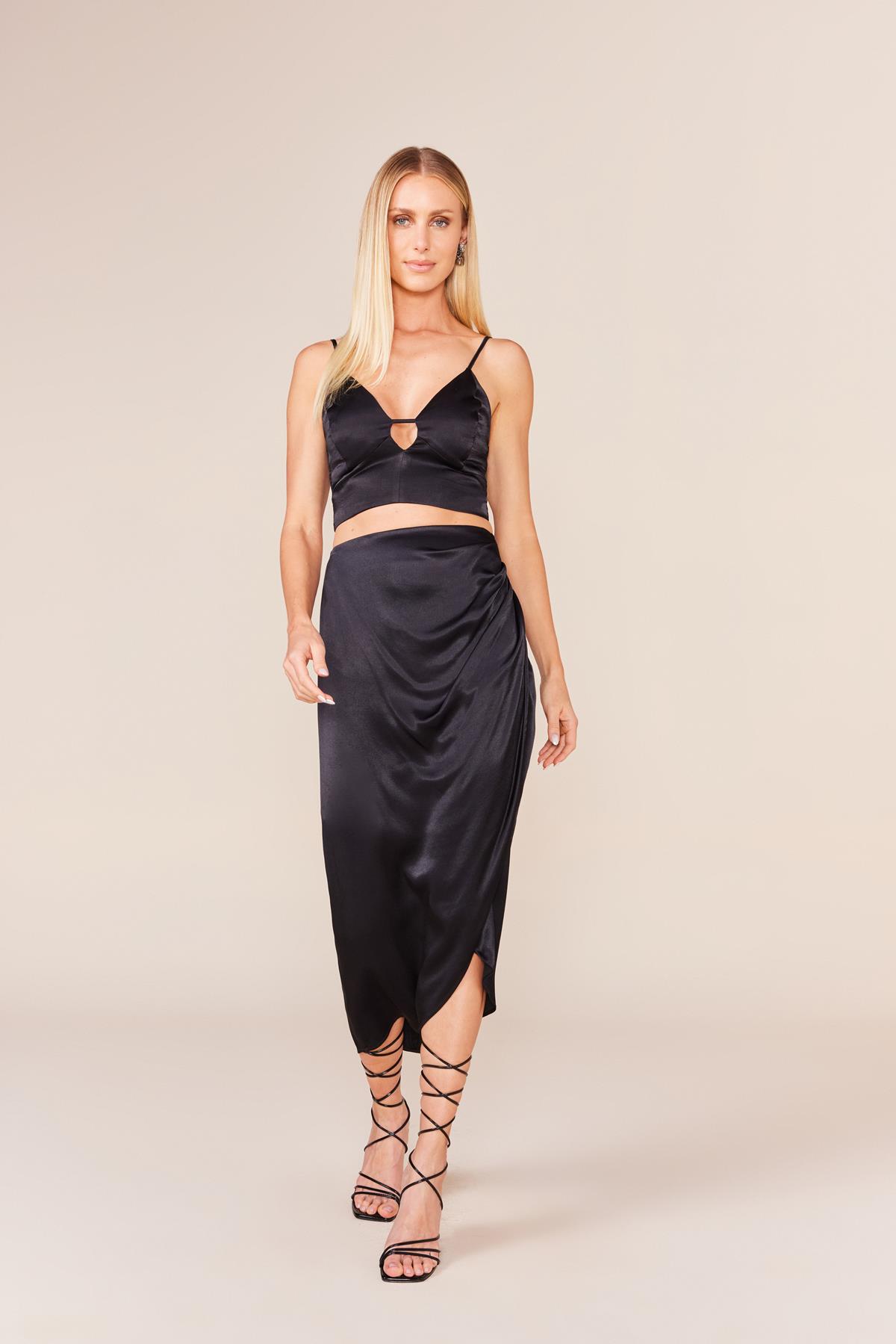 TOP CROPPED CETIM - PRETO P - PRETO - 236573