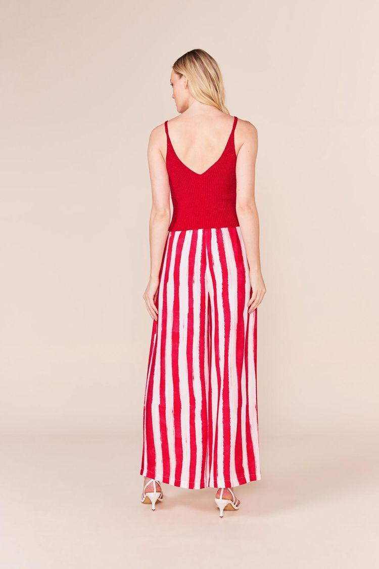 CROPPED ALCA FINA LUREX TRICOT -VERMELHO PP - VERMELHO - 238976