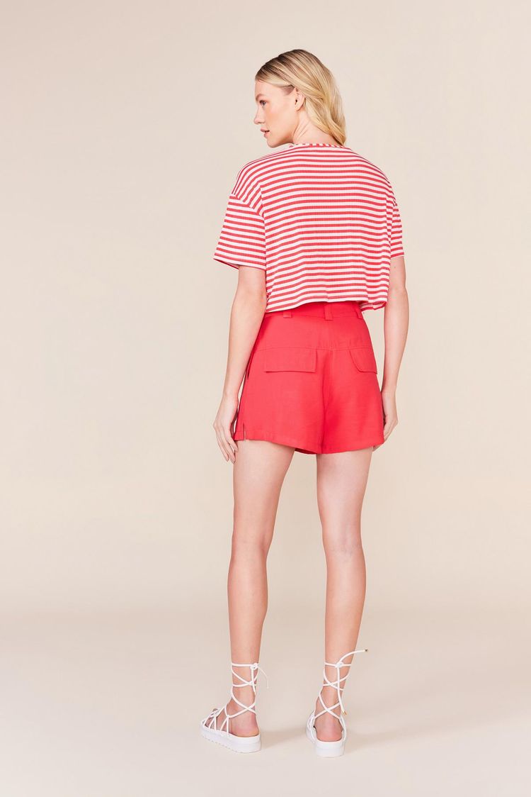 SHORT PALA LATERAL - VERMELHO P - VERMELHO - 239083