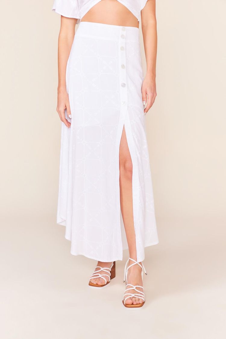SAIA LONGA BOTOES - BRANCO P - BRANCO - 240946