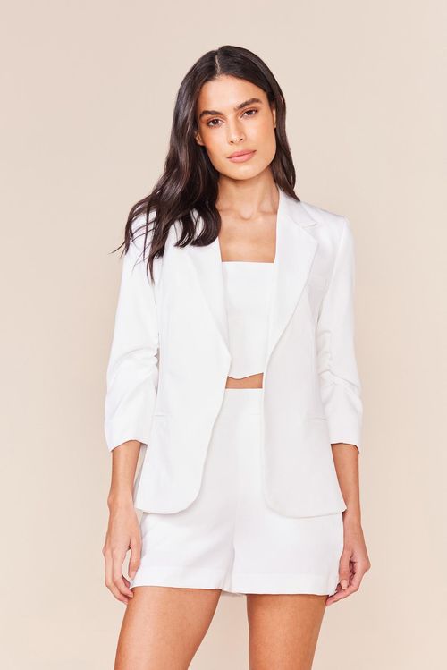 BLAZER BASICO LONDON - BRANCO