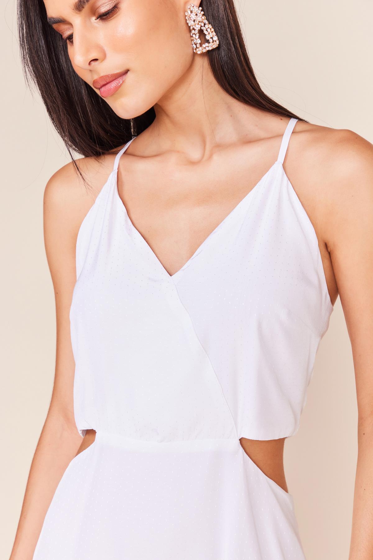 VESTIDO CURTO SAIA BBD-BRANCO M - BRANCO - 241870