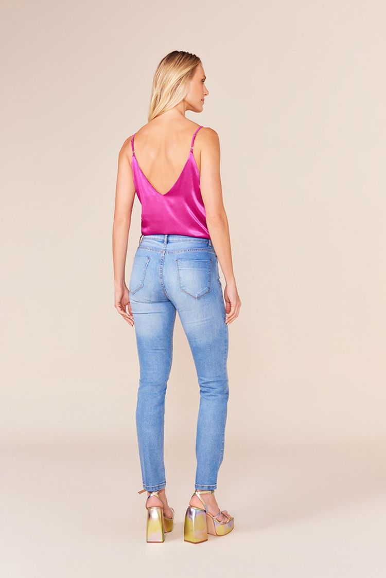 CALCA JEANS SKINNY DET BOLSO -JEANS 36 - JEANS - 243154