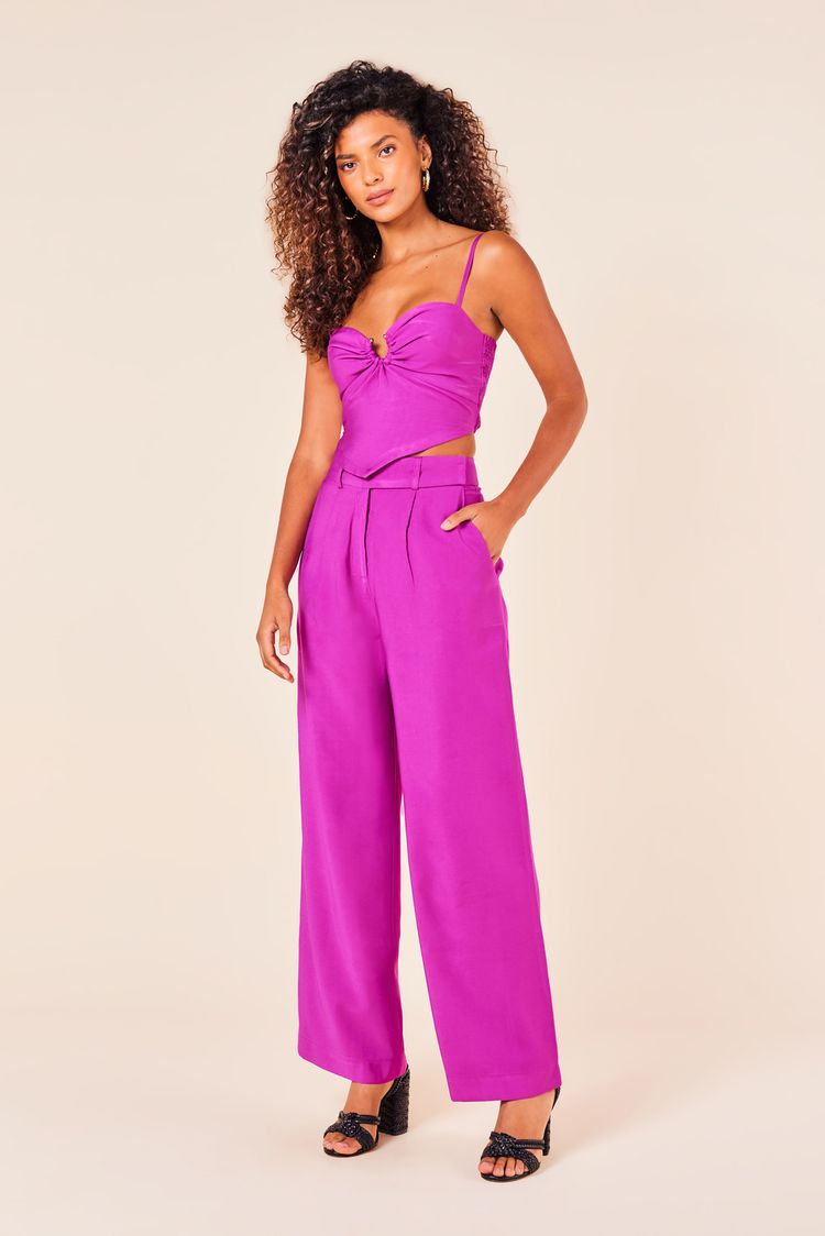 CALCA RETA  ALFAIATARIA -SCARLET PP - SCARLET - 246839