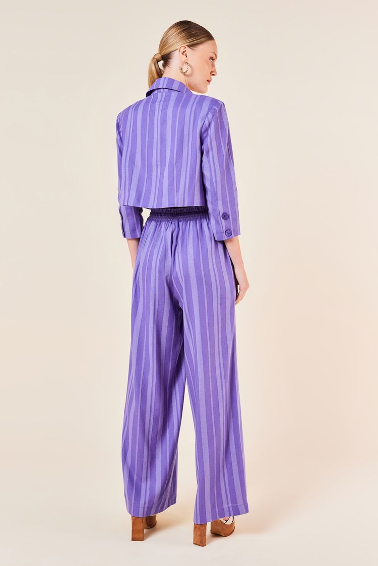 Spencer com Detalhe Lurex e Manga 3/4-SAFIRA M - SAFIRA - 248745