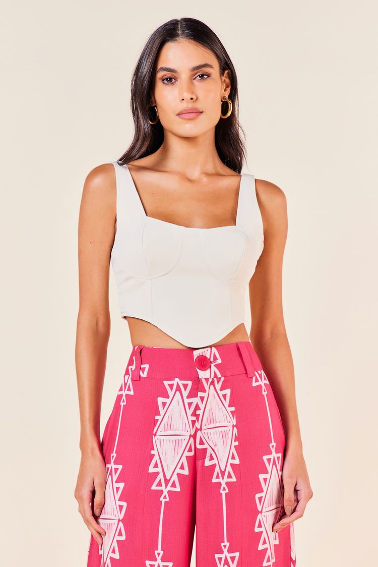CROPPED ARREDONDADA -PEROLA P - PEROLA - 249933