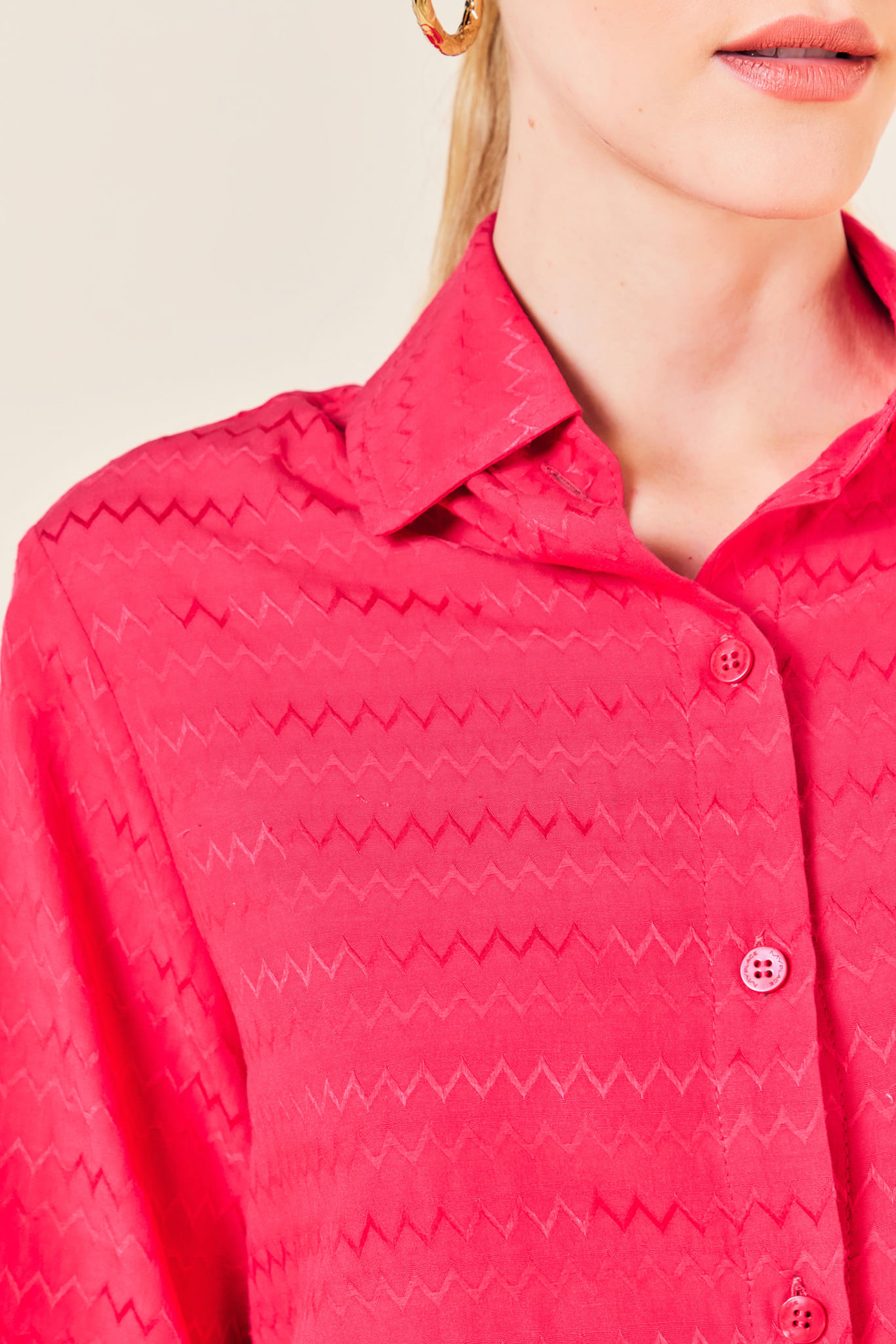 CAMISA MANGA LONGA -MAGENTA M - MAGENTA - 250379