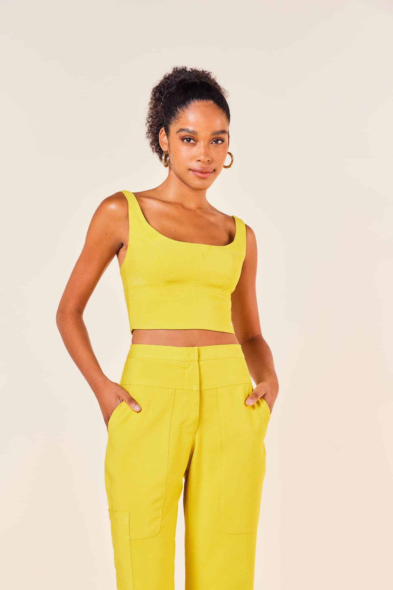 CROPPED BUSTO DECOTE U -GOLD P - GOLD - 252086