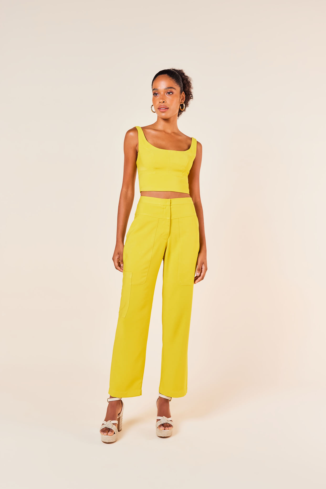 CROPPED BUSTO DECOTE U -GOLD P - GOLD - 252091