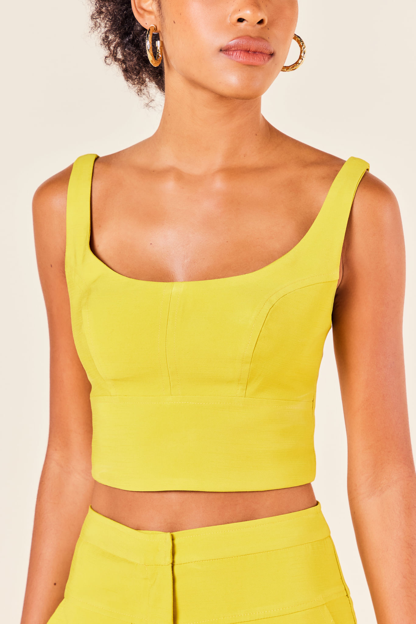 CROPPED BUSTO DECOTE U -GOLD P - GOLD - 252101