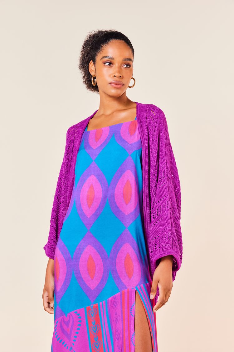 CARDIGAN MANGA MORCEGO -SCARLET M - SCARLET - 253049