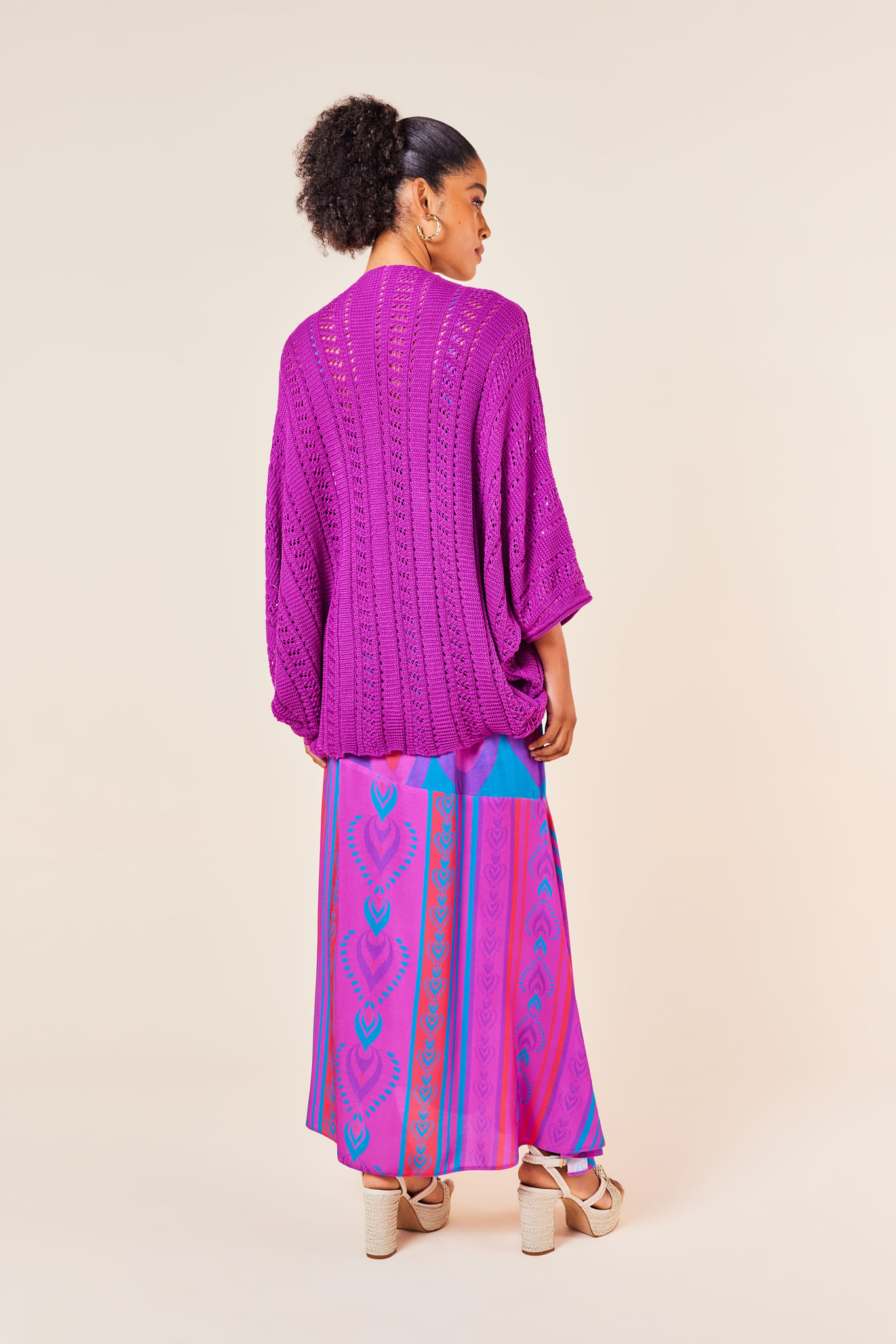CARDIGAN MANGA MORCEGO -SCARLET M - SCARLET - 253053