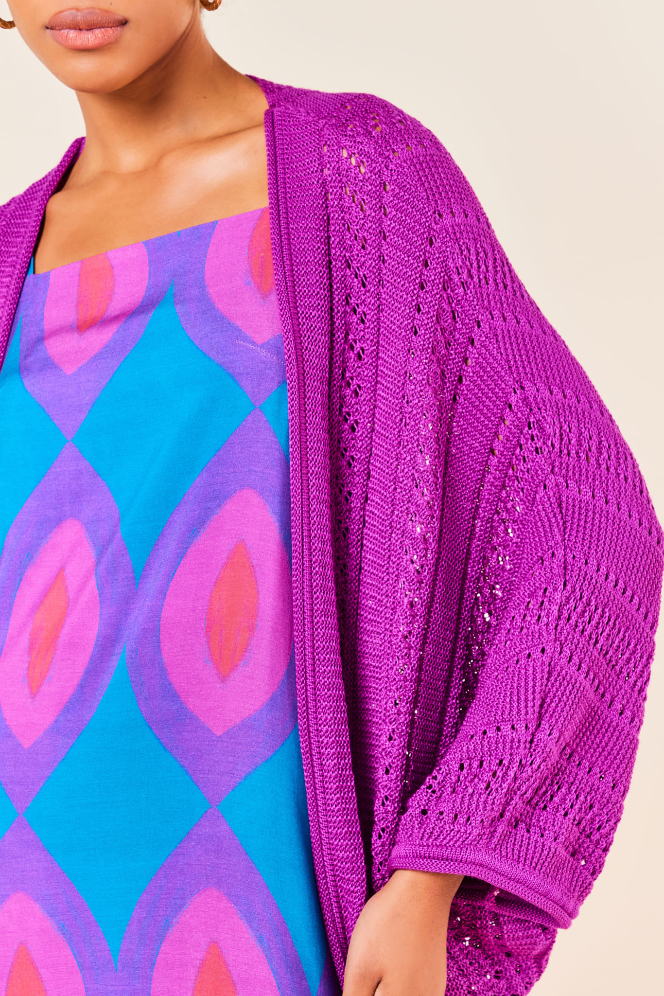 CARDIGAN MANGA MORCEGO -SCARLET M - SCARLET - 253057