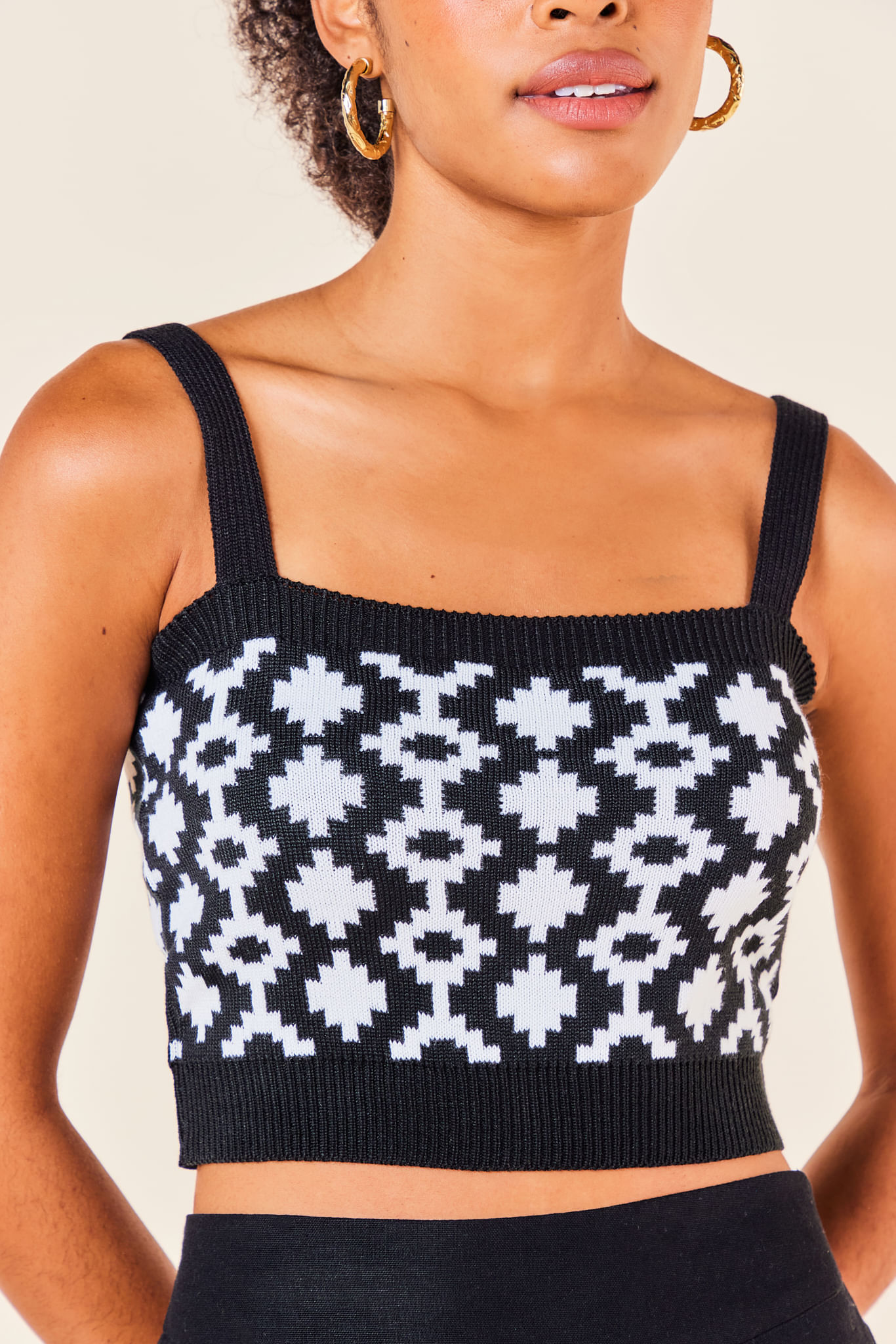 CROPPED RETO ESTAMPA PADRONAGEM TRIBAL P - EST PADRONAGEM TRIBAL - 253144