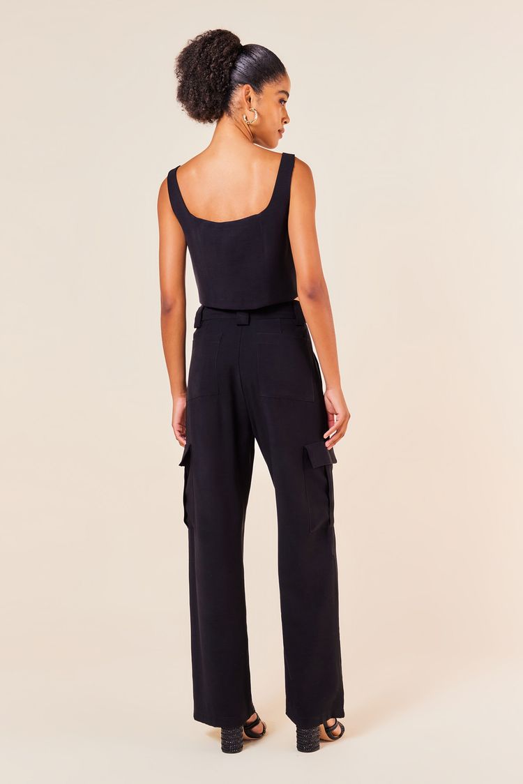 CORPETE 3 BOTOES AMPLO -PRETO P - PRETO - 253517