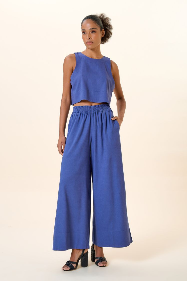 CALCA PANTALONA LINHO ONIX M - ONIX - 256587