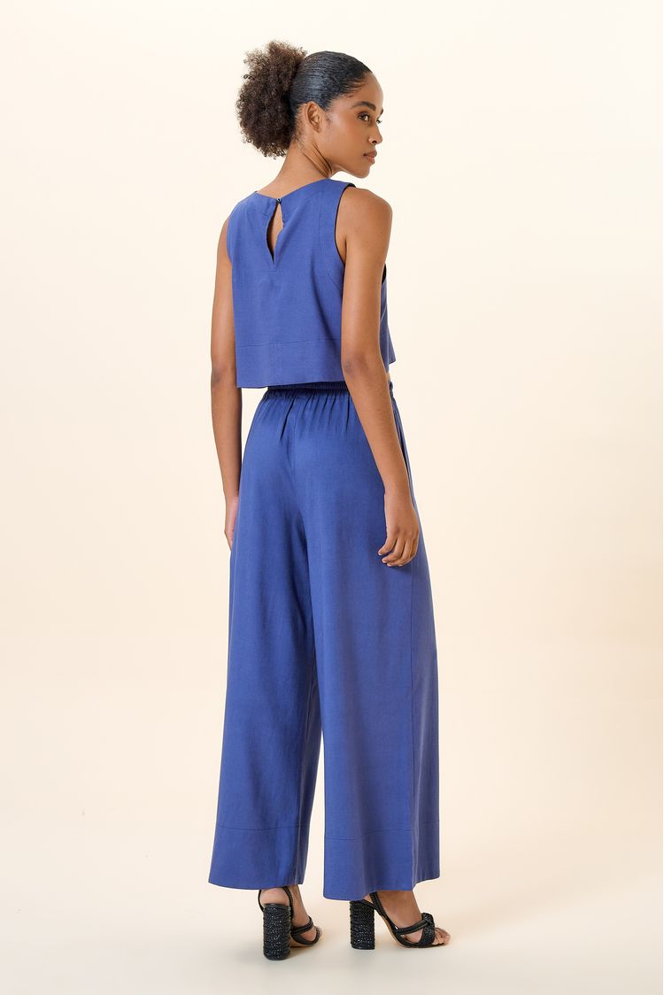 CALCA PANTALONA LINHO ONIX M - ONIX - 256601