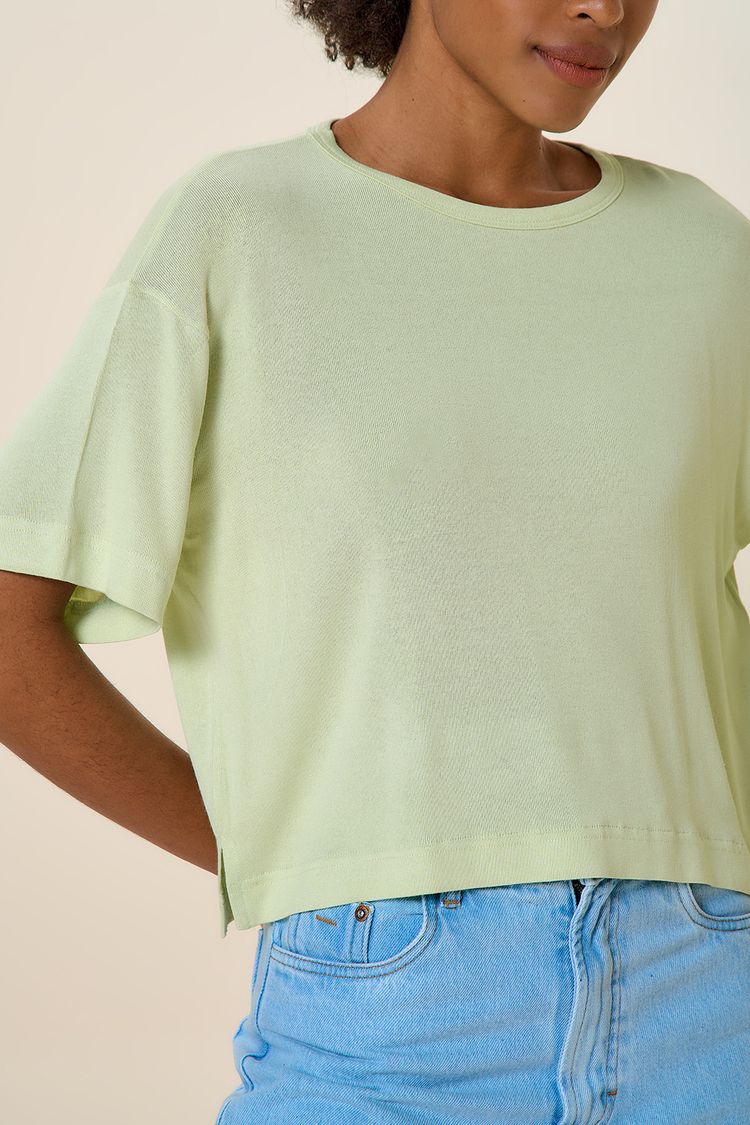 BLUSA QUADRADINHA-ALOE VERA G - ALOE VERA - 257060