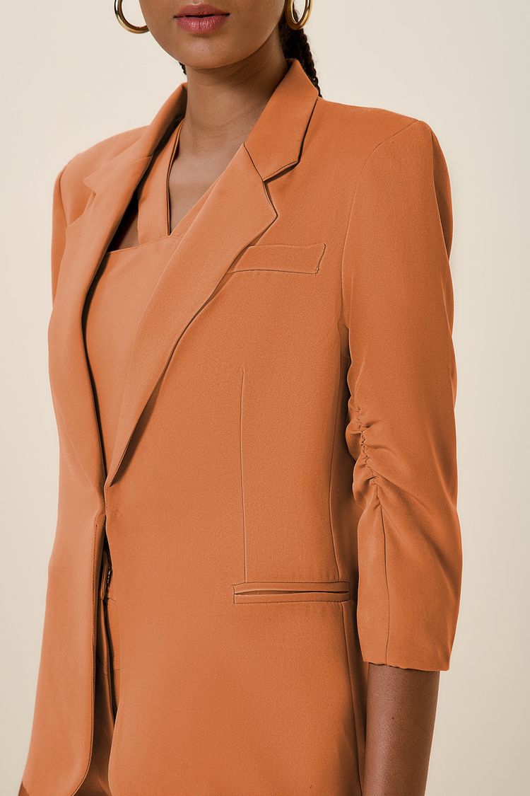 Blazer Básico de Manga 3/4-CAMEL P - CAMEL - 260046