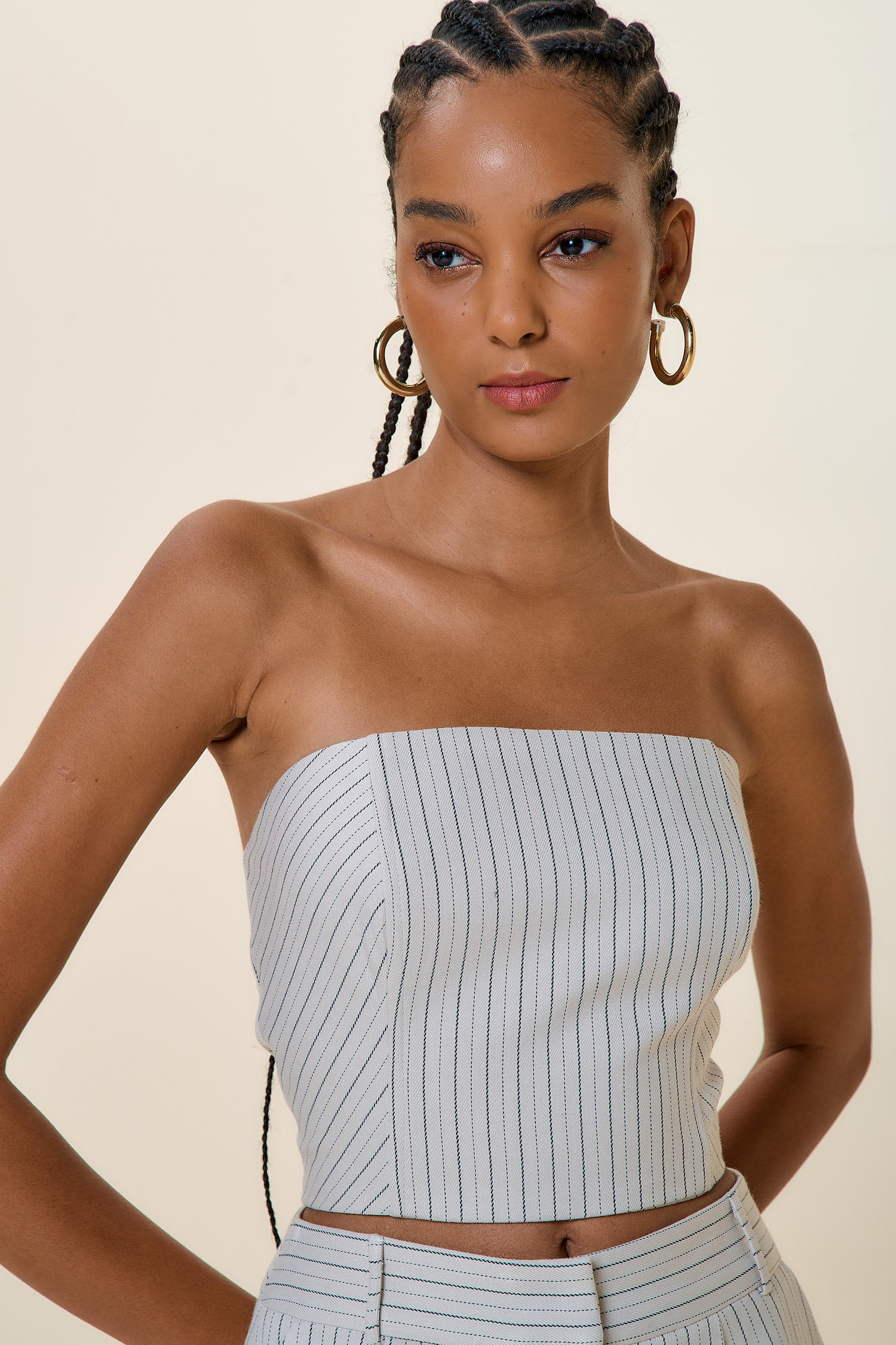 CROPPED TOMARA QUE CAIA RISCA DE GIZ DESERTO P - DESERTO - 260723