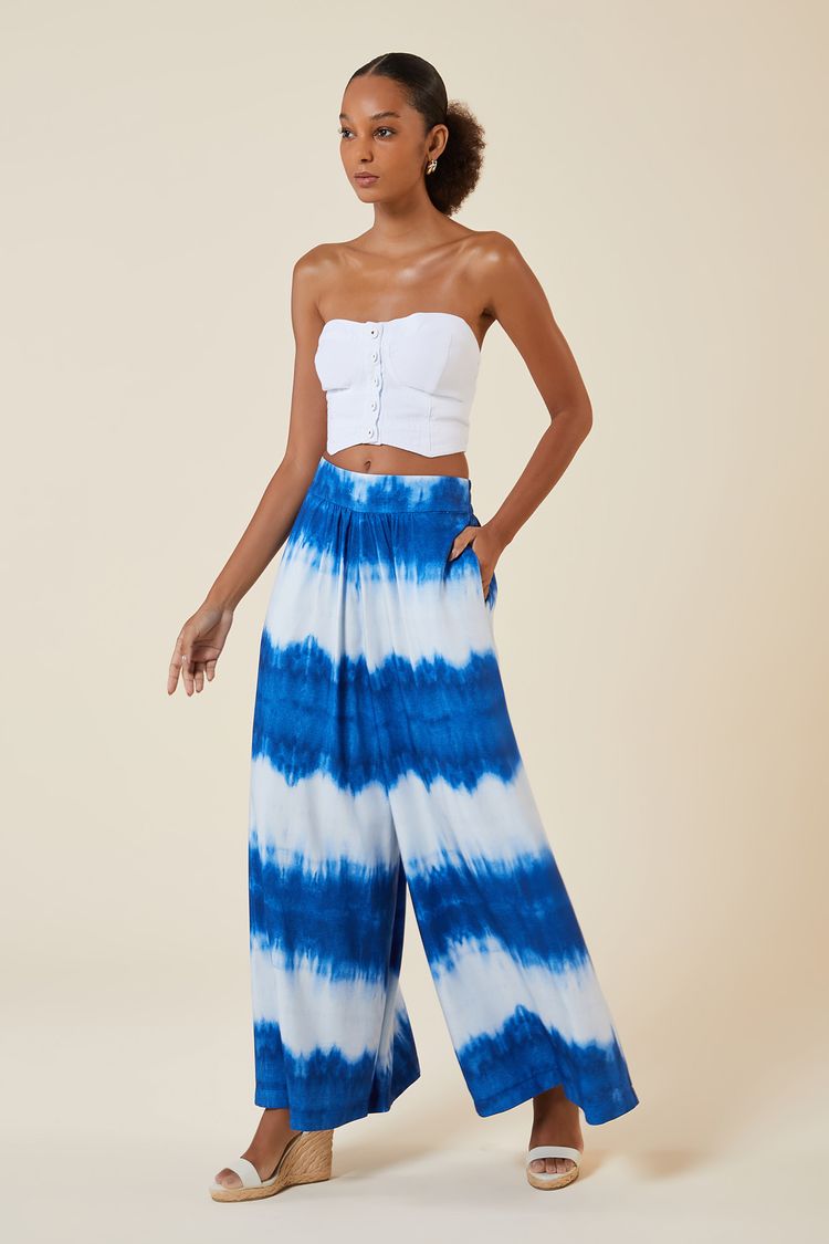 CALCA PANTALONA COM BOLSOS ESTAMPA AL MARE G - EST AL MARE - 262064
