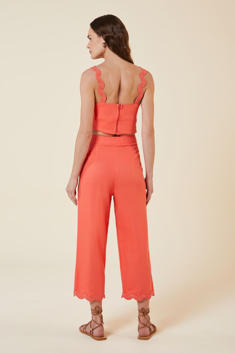 CALCA PANTACOURT SIANINHA CORAL G - CORAL - 264824