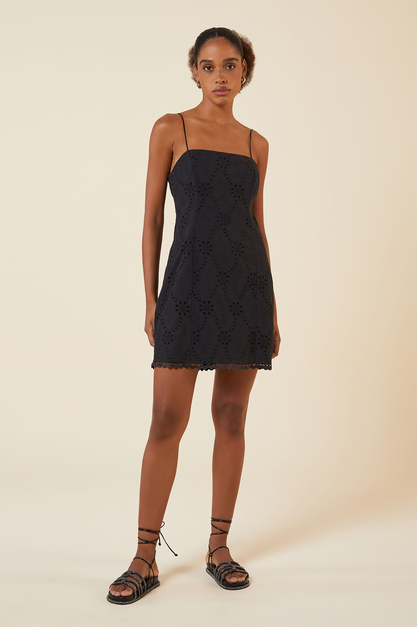VESTIDO CURTO LAISE PRETO G - PRETO - 265563