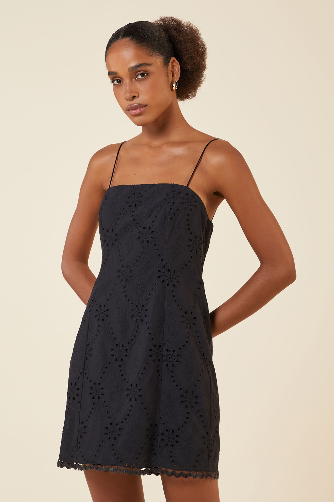 VESTIDO CURTO LAISE PRETO G - PRETO - 265568
