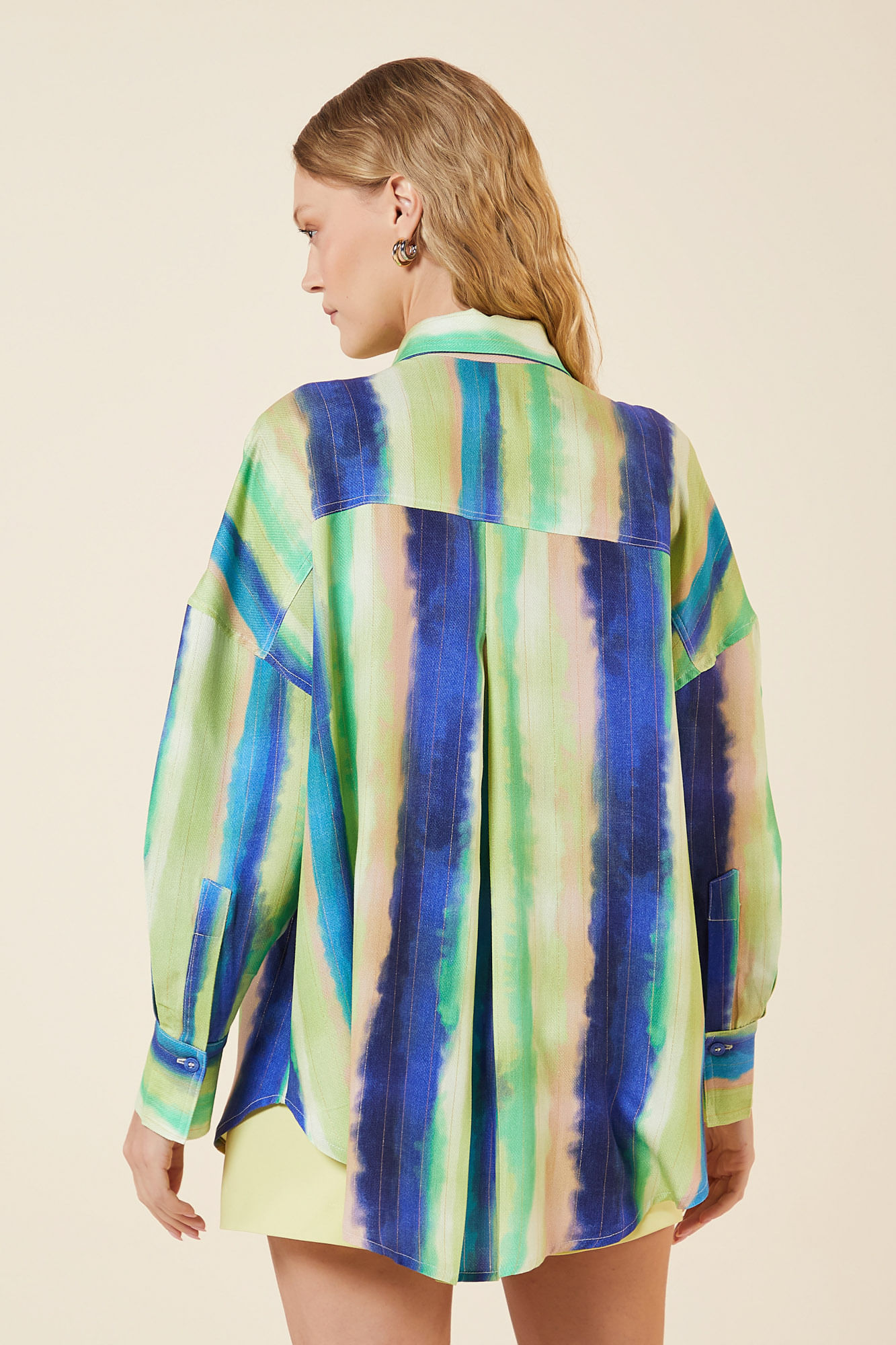 CAMISA OVERSIZED  ESTAMPA BRISA DO MAR G - EST BRISA DO MAR - 266180