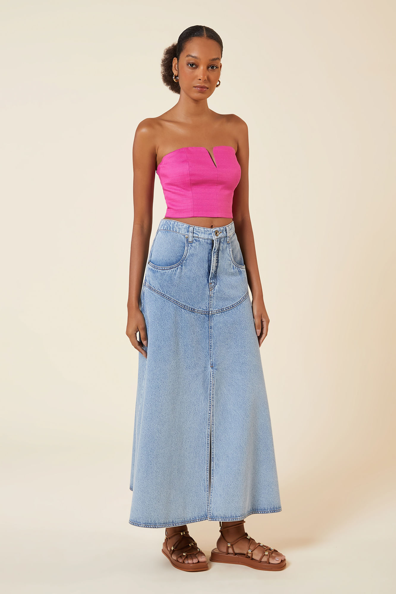 CORPETE DETALHE EM V ROSE P - ROSE - 266982