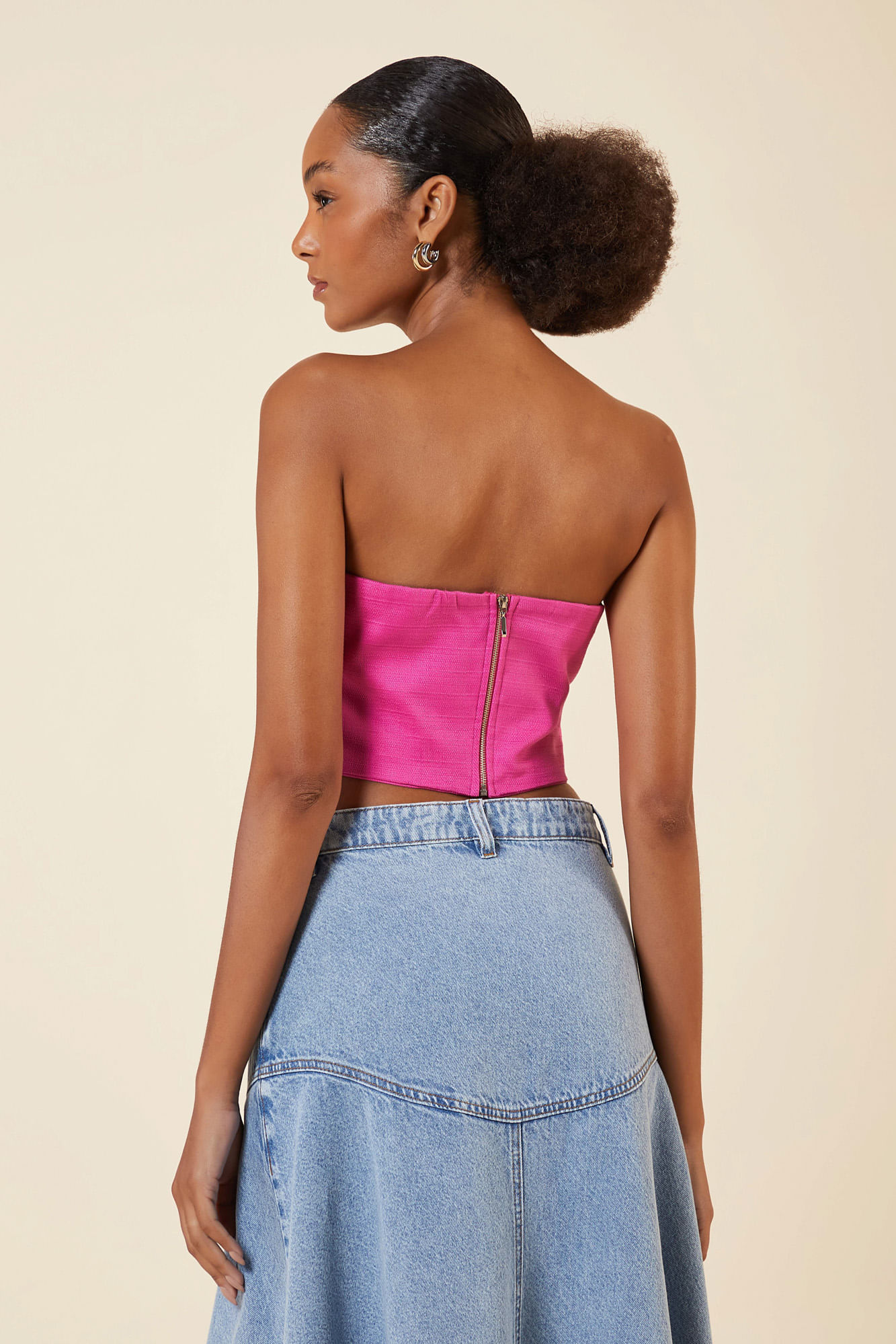 CORPETE DETALHE EM V ROSE P - ROSE - 266987