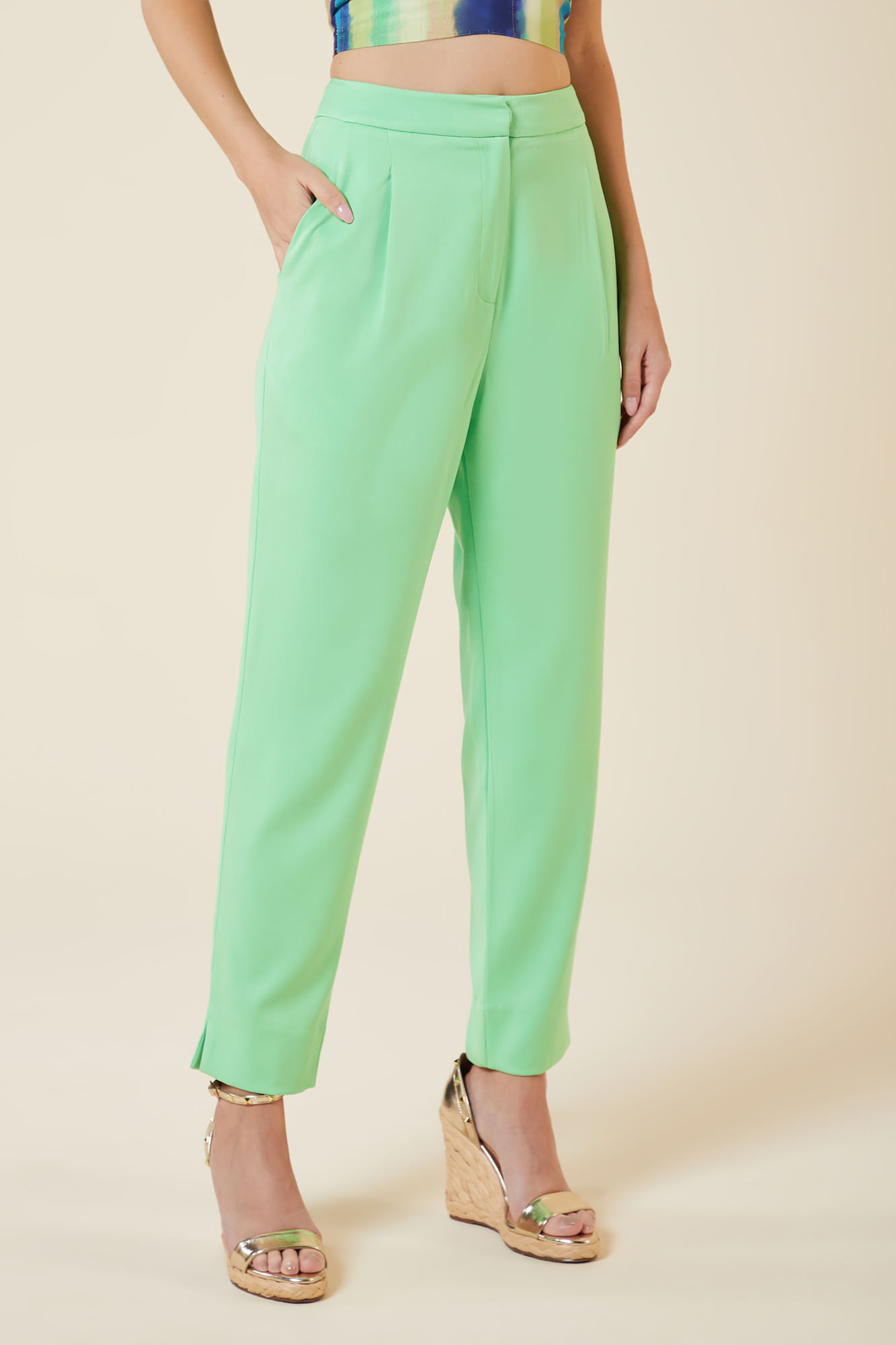 CALCA ALFAIATARIA MENTA M - MENTA - 267429