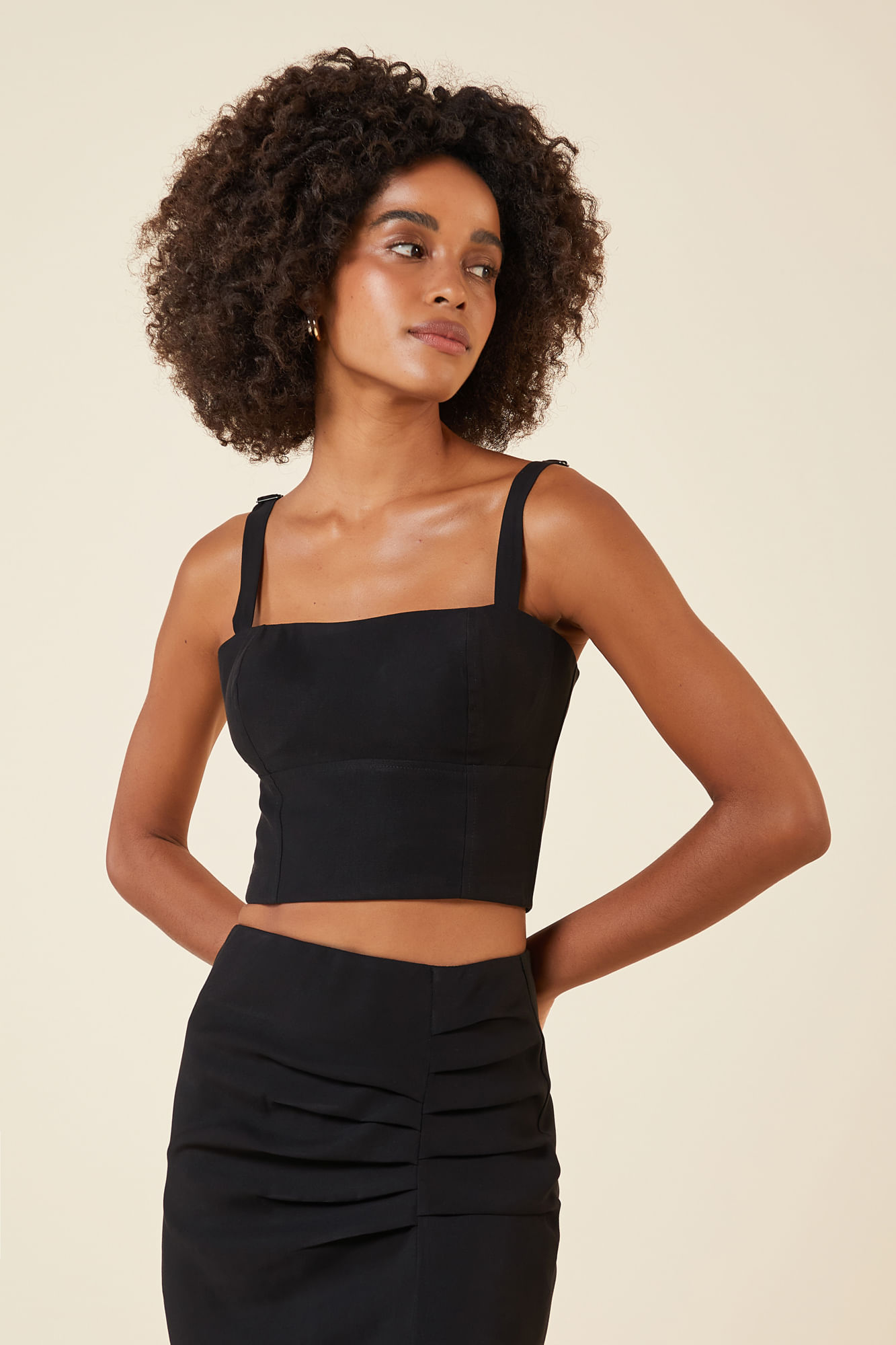 CROPPED ALCA-PRETO G - PRETO - 269058