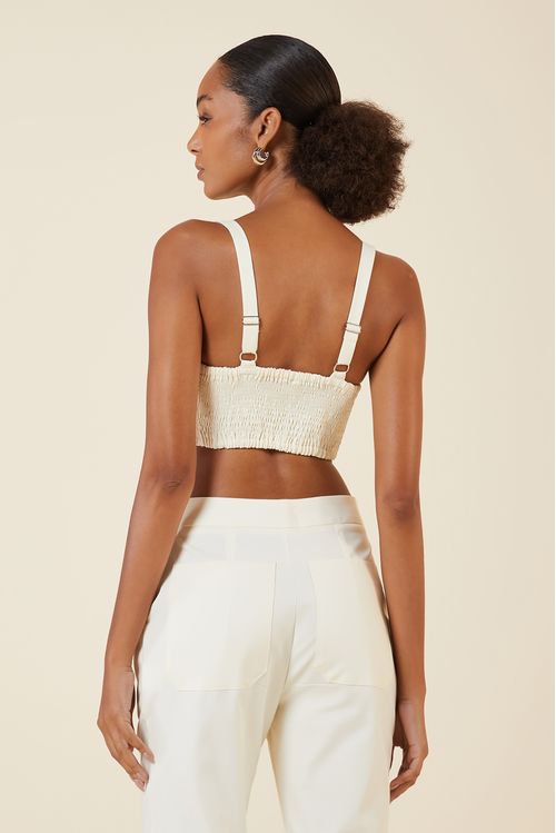 CROPPED C/ ARGOLA-CREME