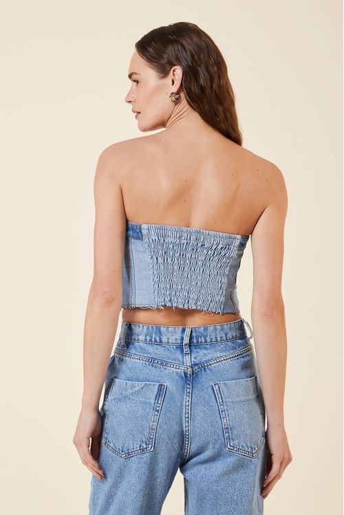 CORSET TOMARA QUE CAIA ZIPER AVESSO-JEANS