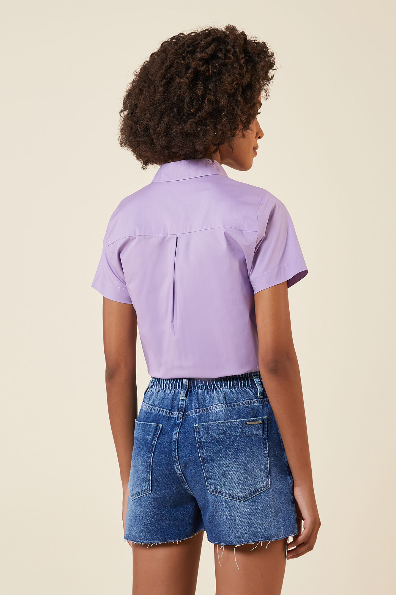 SHORT BOLSO FACA JEANS ESCURO 36 - JEANS ESCURO - 271595