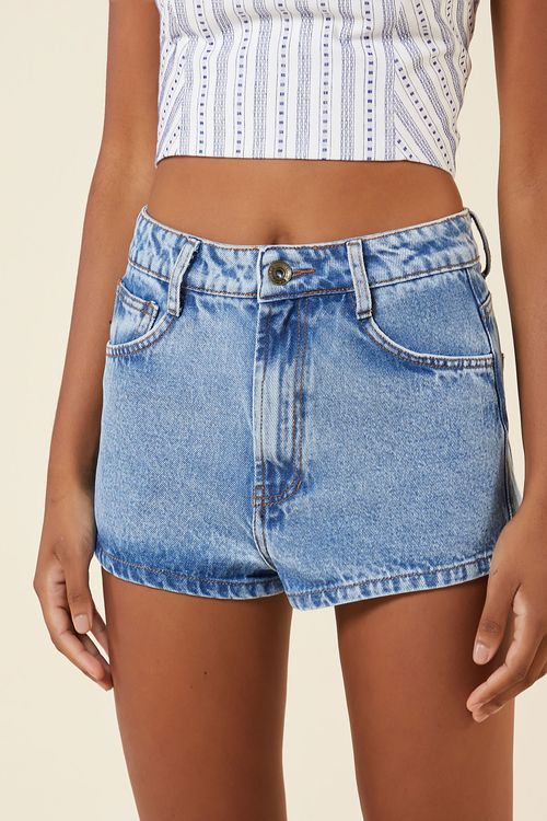 SHORT SOLTO RETRO JEANS MEDIO