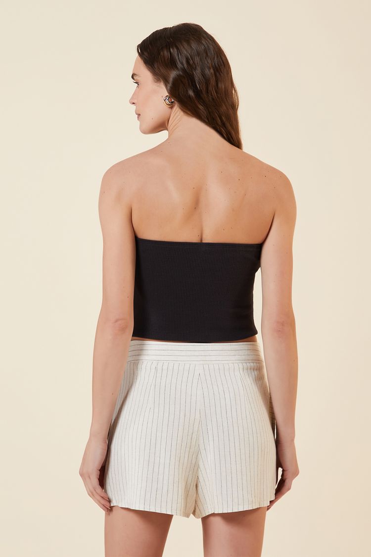 SHORT LINHO RISCA DE GIZ NATURAL G - NATURAL - 272700